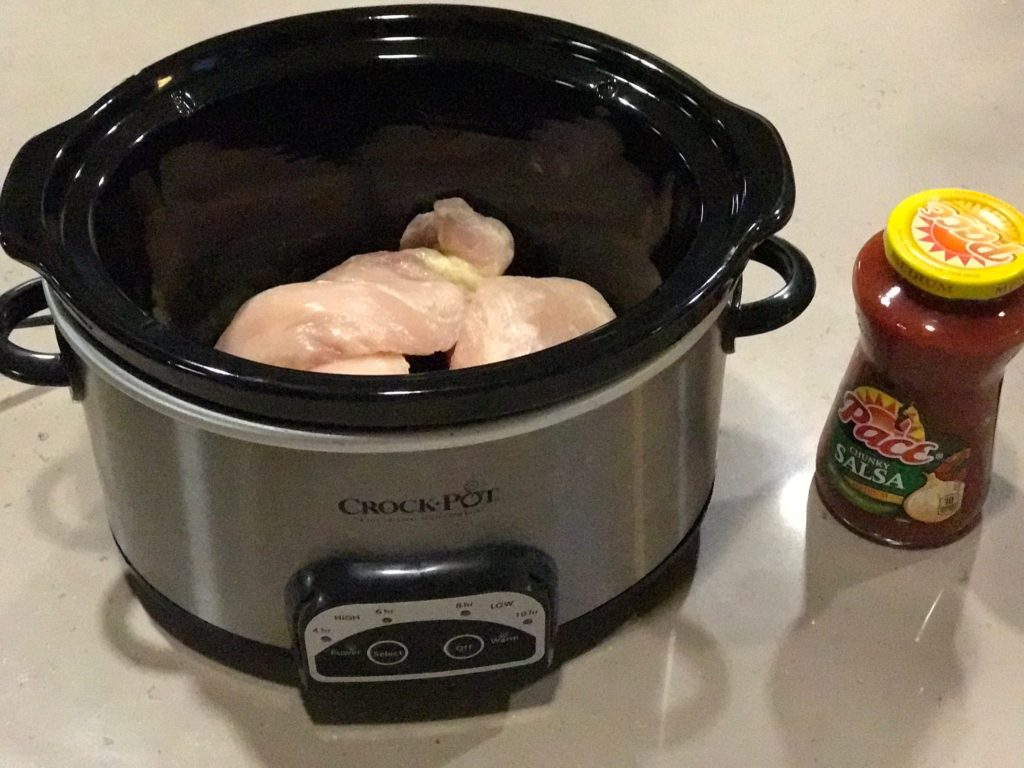 Two Ingredients Crockpot Chicken