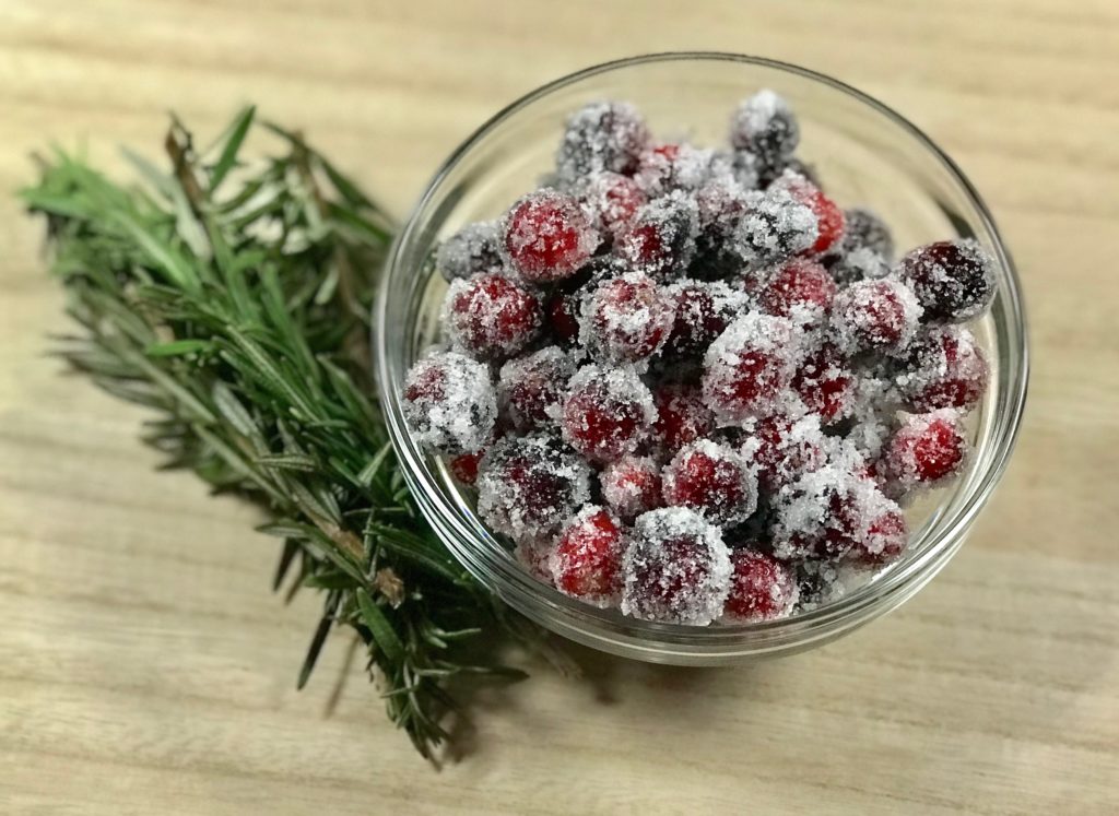 Sugared Cranberries - Christmas Sangria Recipe