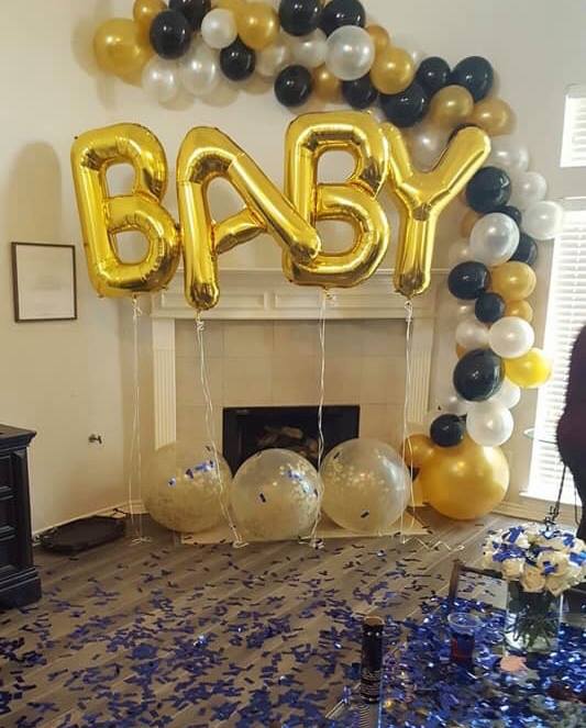 Baby Gender Reveal Balloon Arch