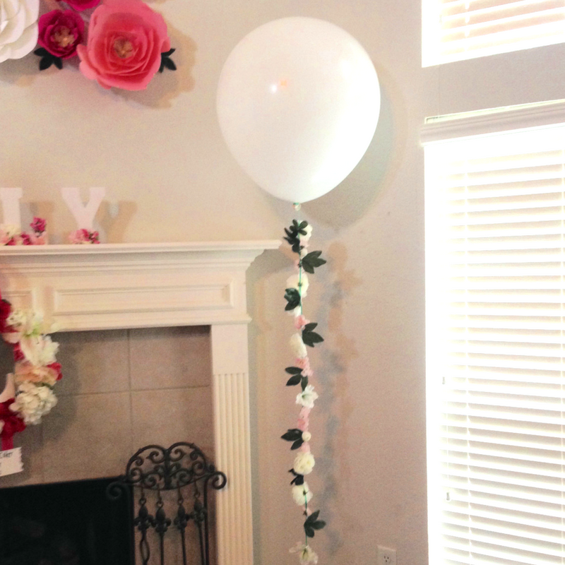 Floral Balloon String