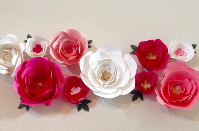 Baby Shower Paper Flower Decor