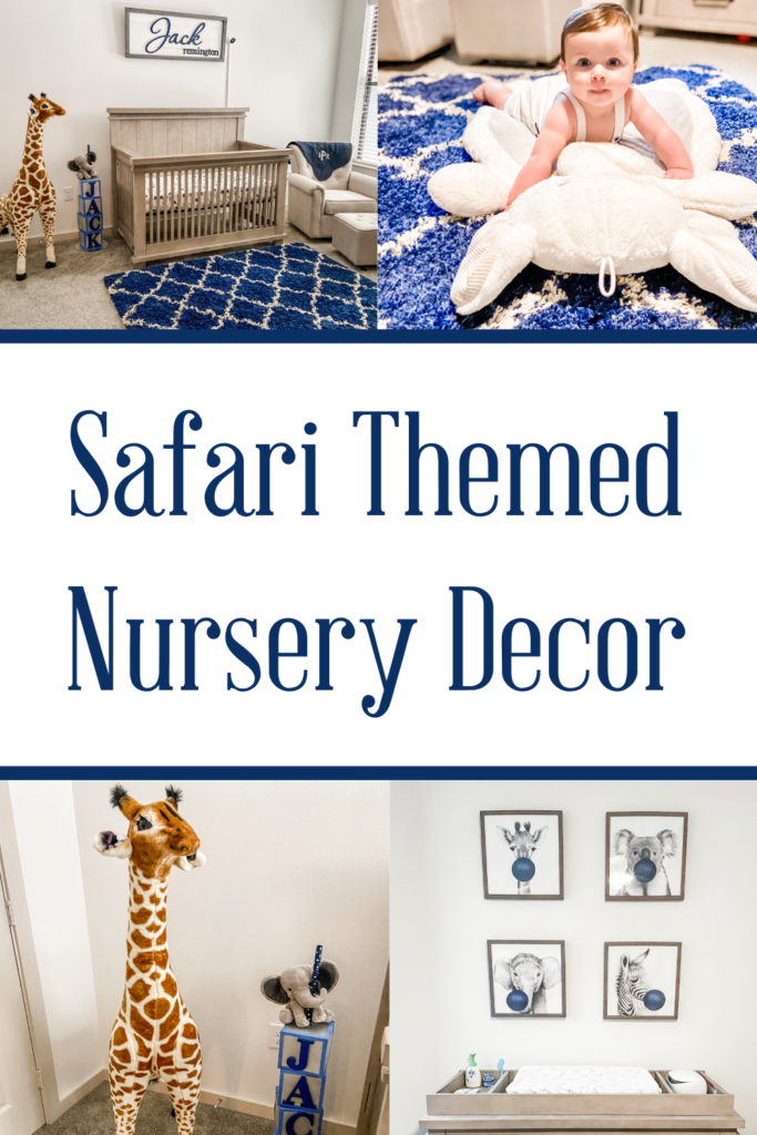 Boy's Safari Theme Nursery Decor