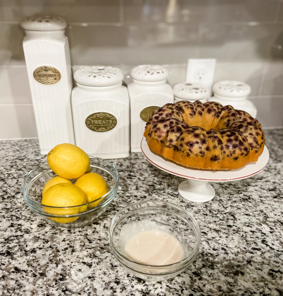 Lemon Blueberry Bundt Cake Recipe Mother's Day Brunch