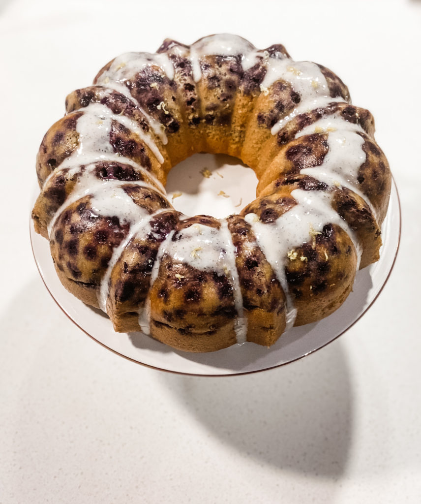 Mother's Day Lemon Blueberry Bundt Cake Recipe