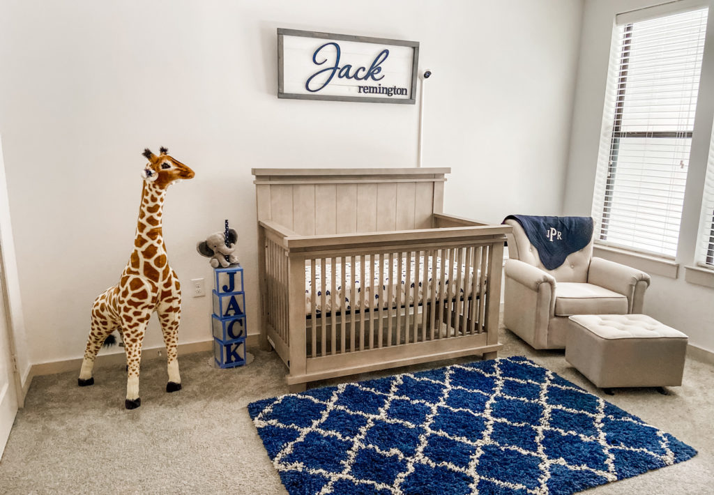 Safari Themed Boy's Nursery