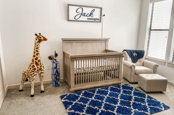 Safari Themed Boy's Nursery