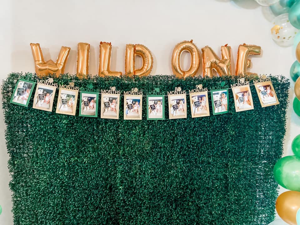 MILESTONE SAFARI BIRTHDAY BANNER
