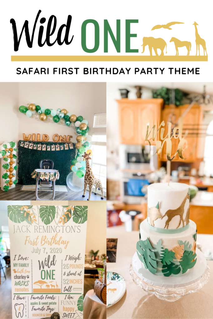 Wild One Safari First Birthday Party Decor